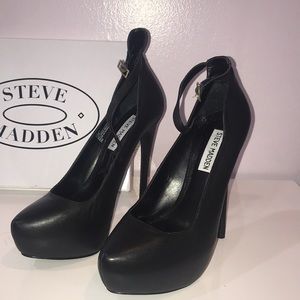 Black Suede Steve Madden Heels